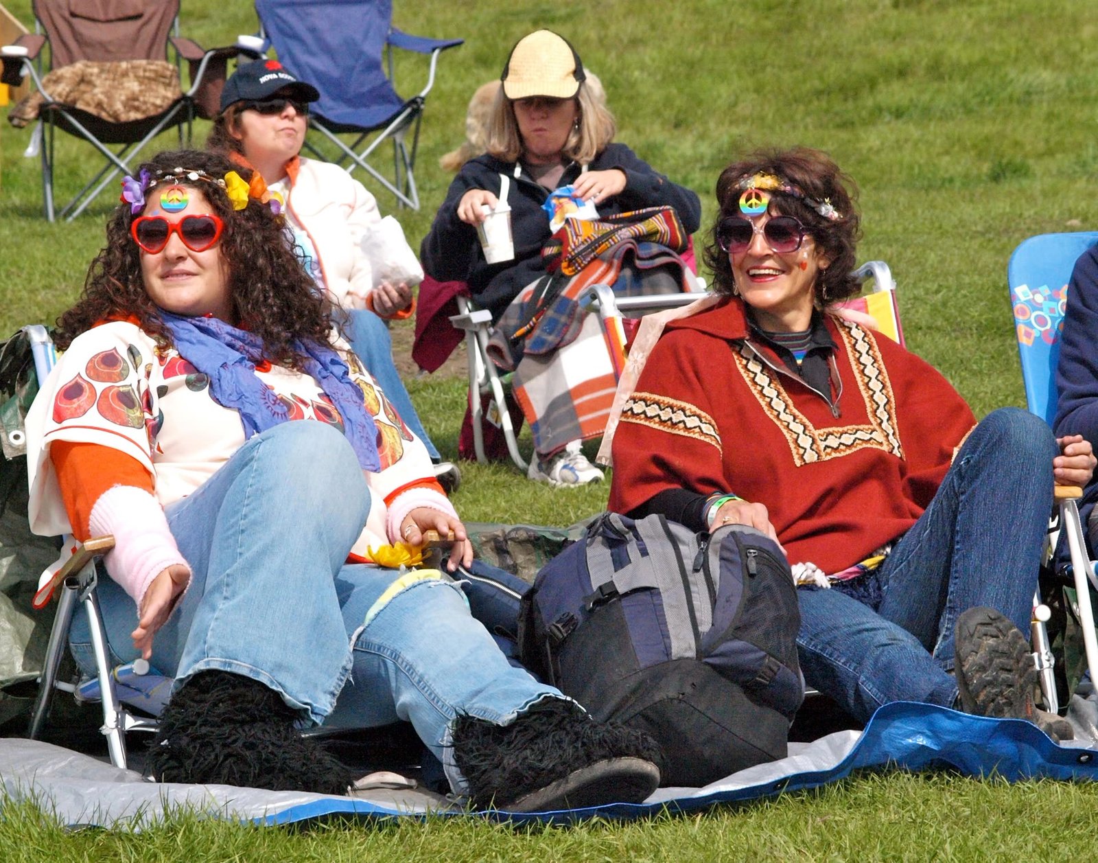 Crowd at a Central Alberta music festival