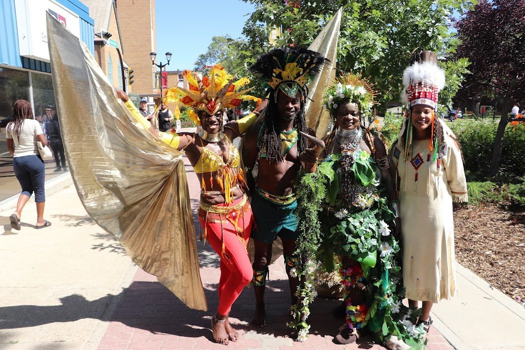 In full costume, Cultural celebration, Red Deer