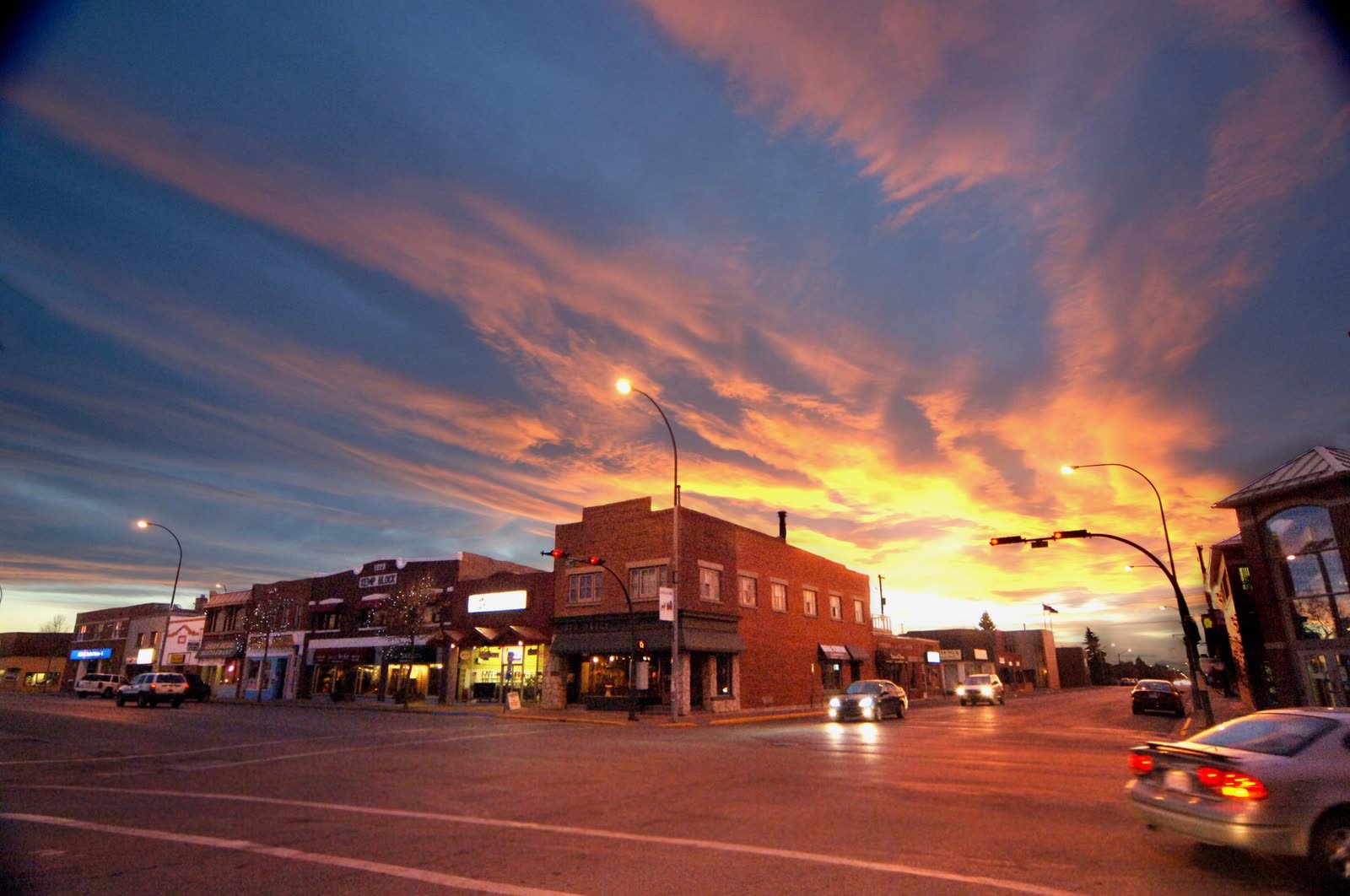 Olds, Alberta, The town in its landscape